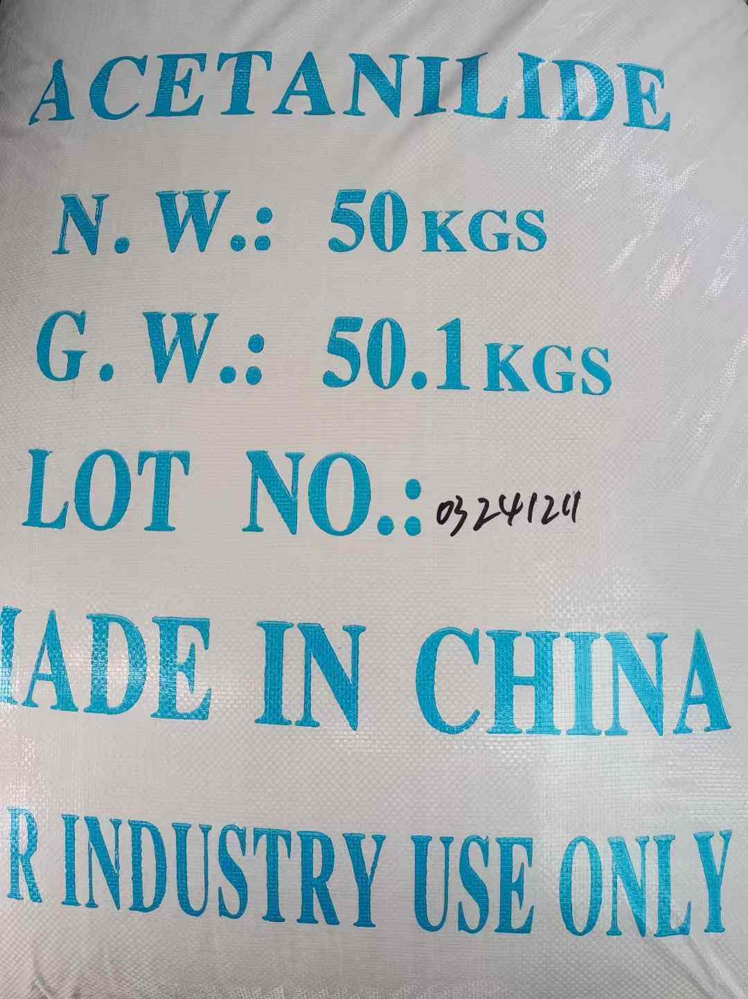 Acetanilide 25kg bag packing